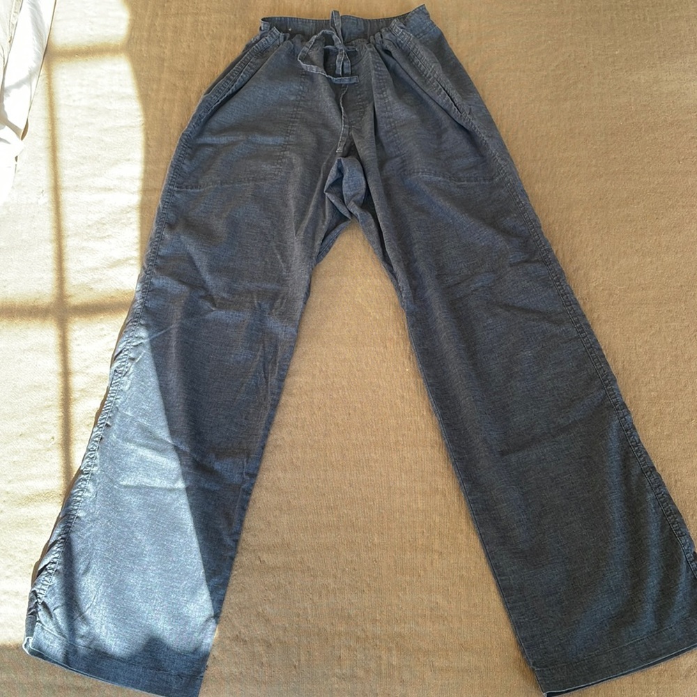 Prana Breathe drawstring hemp pants size M